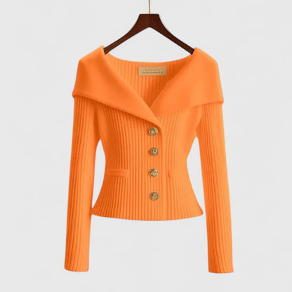 Bodil | Cardigan med Åben Front