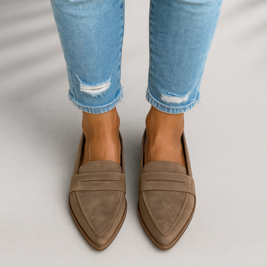 Ragnhild | Loafers med Spids Tå