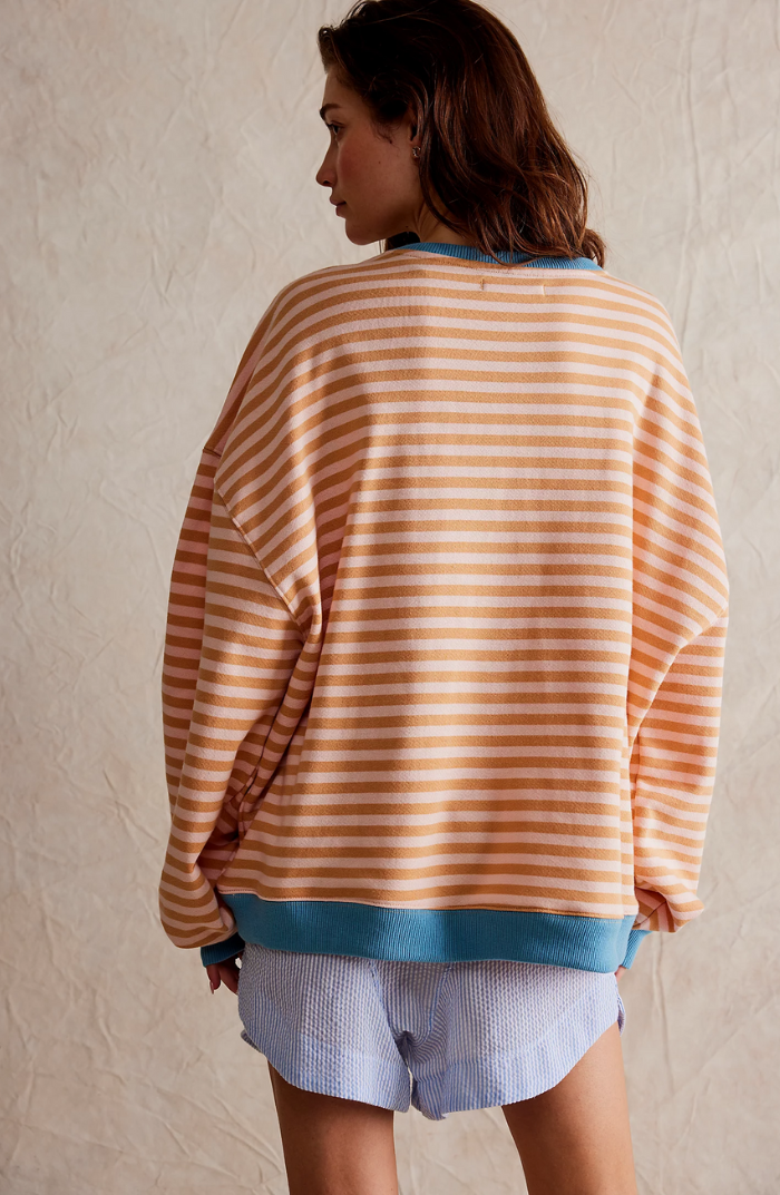 Halla | Stribet Oversize Sweater