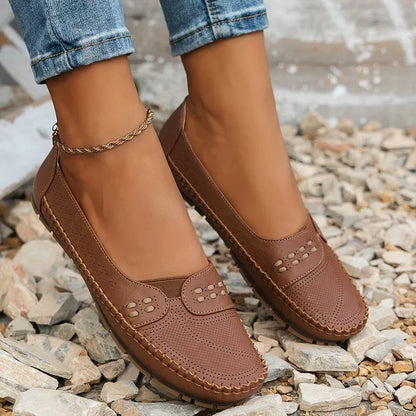 Dorte | Loafers med Slip-on og Blød Sål