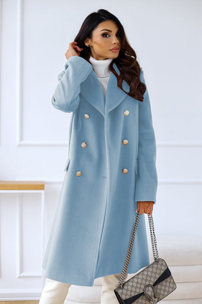 Ragnfrid | Lang Trenchcoat med Struktur