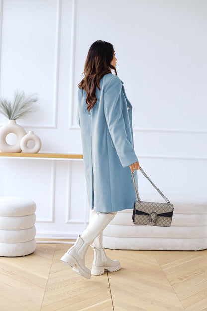 Ragnfrid | Lang Trenchcoat med Struktur