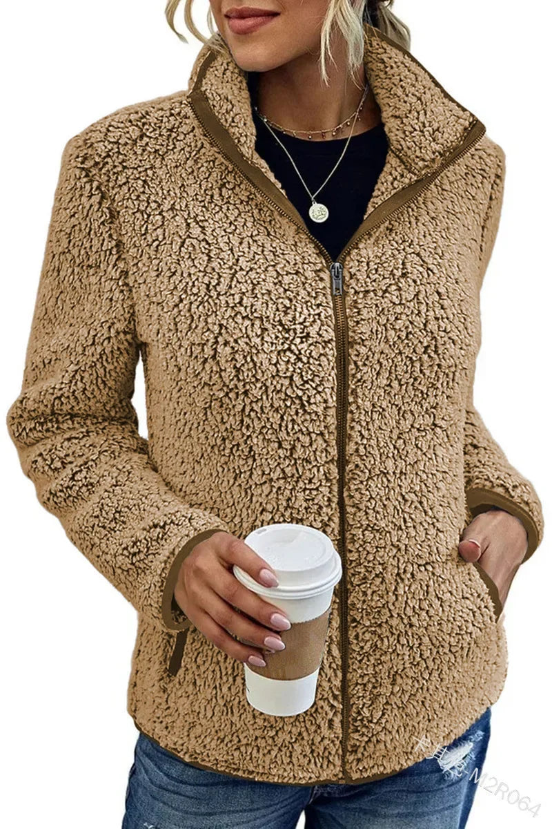 Fiona | Elegant Casual Fleece Jakke