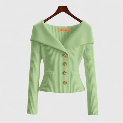 Bodil | Cardigan med Åben Front