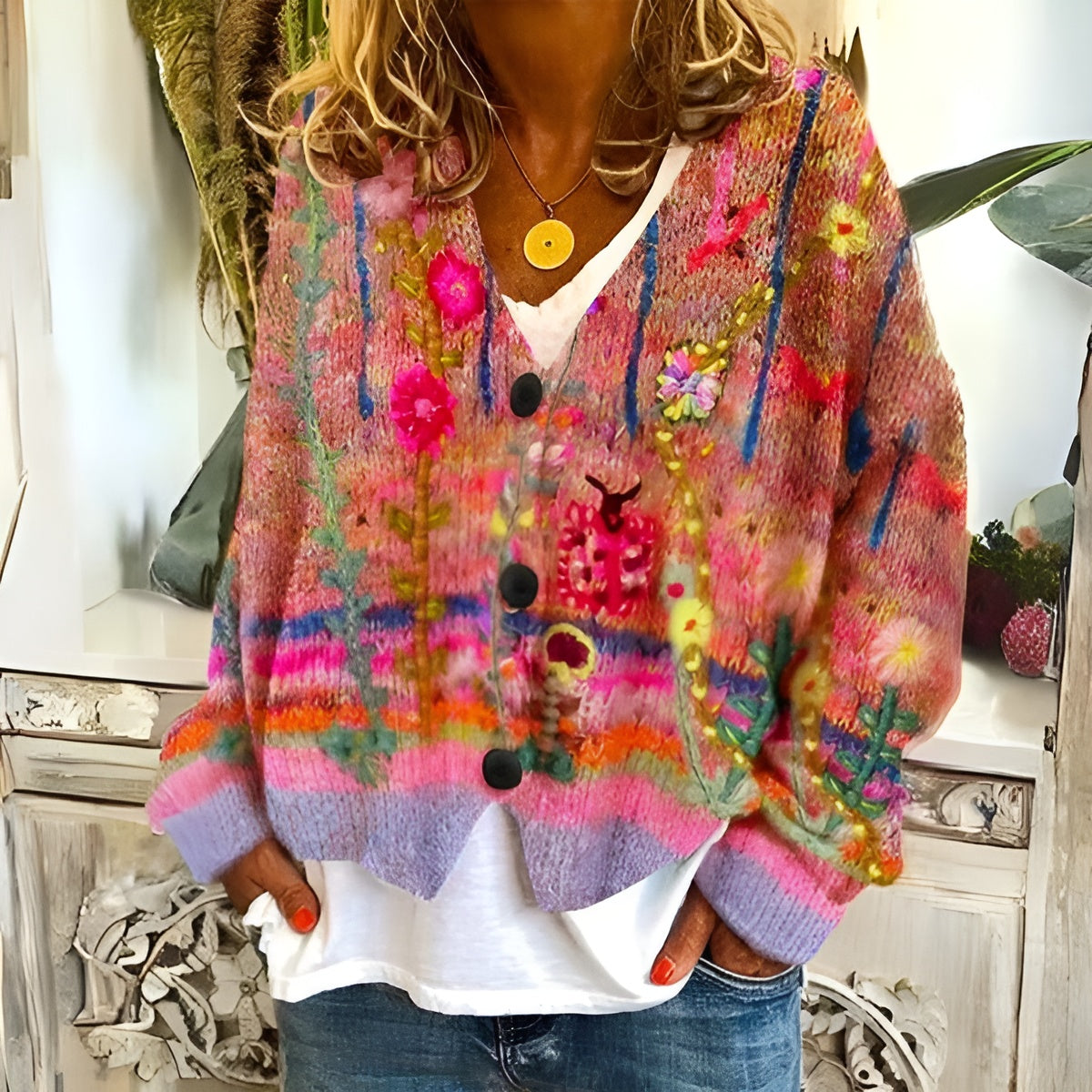 Emma | Floral Cardigan