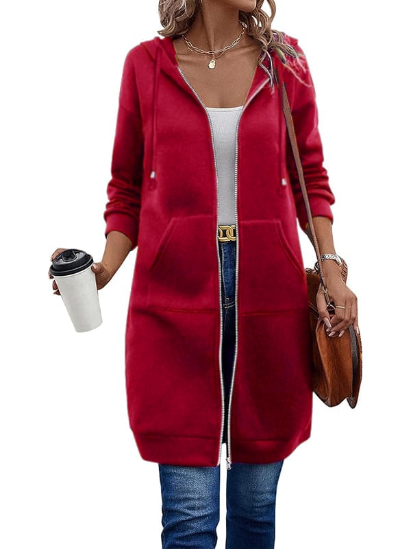 Mariah | Zip-Up Hoodie med Langærmet Design