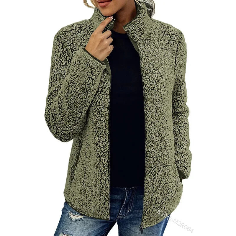 Fiona | Elegant Casual Fleece Jakke