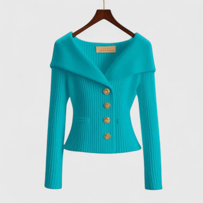 Bodil | Cardigan med Åben Front