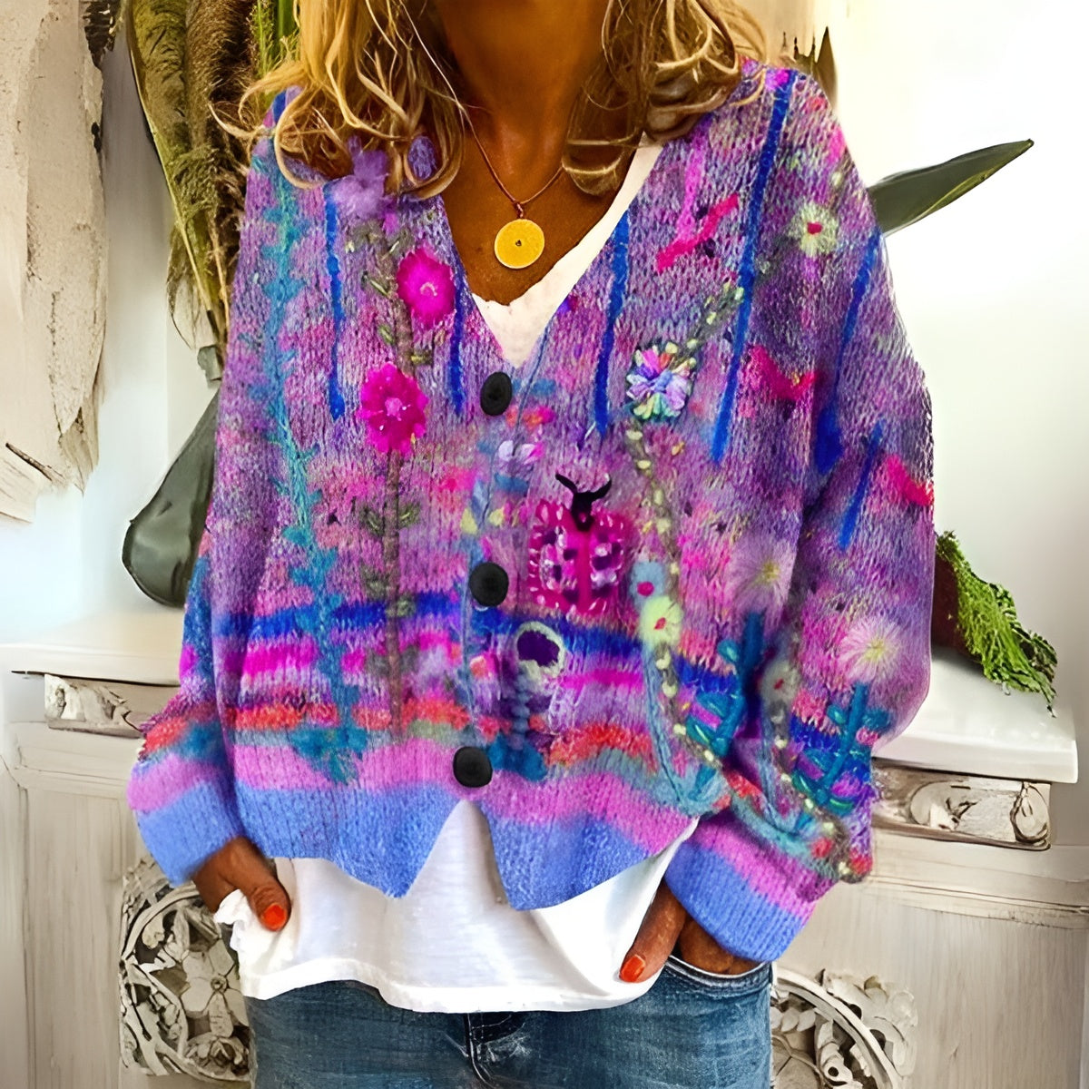 Emma | Floral Cardigan