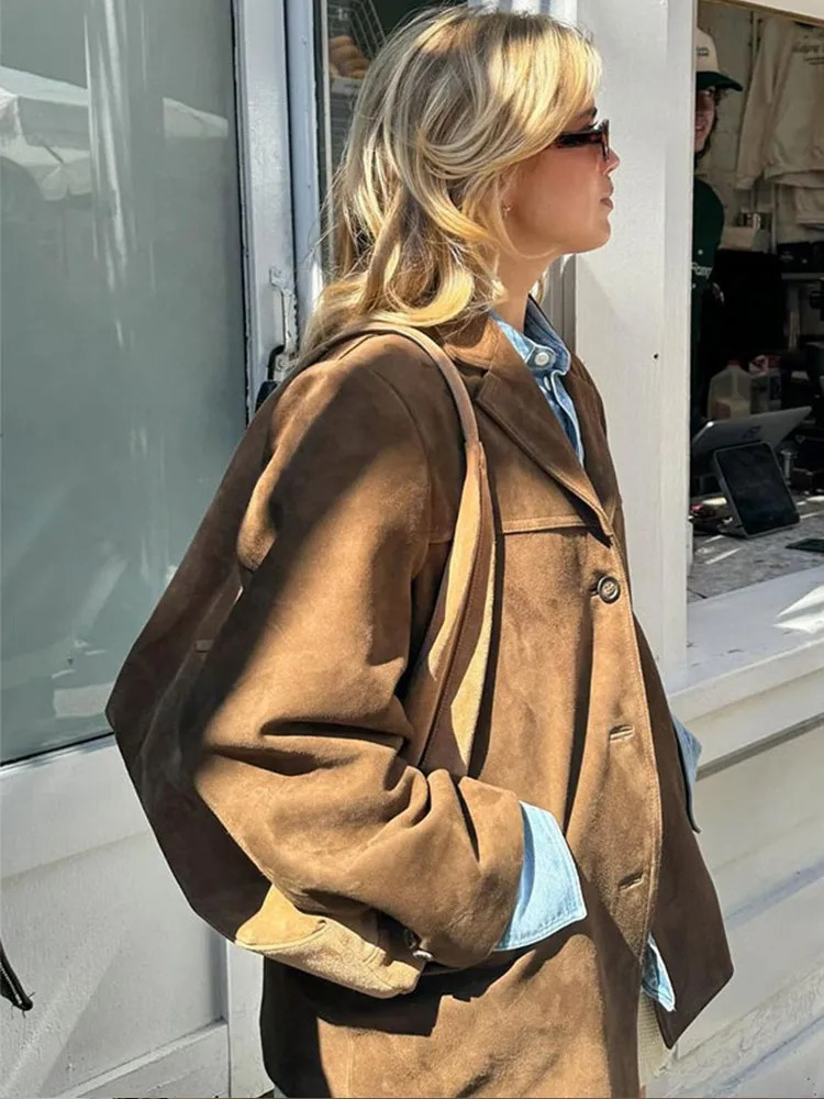 Ragnvéa | Oversize Brun Blazer