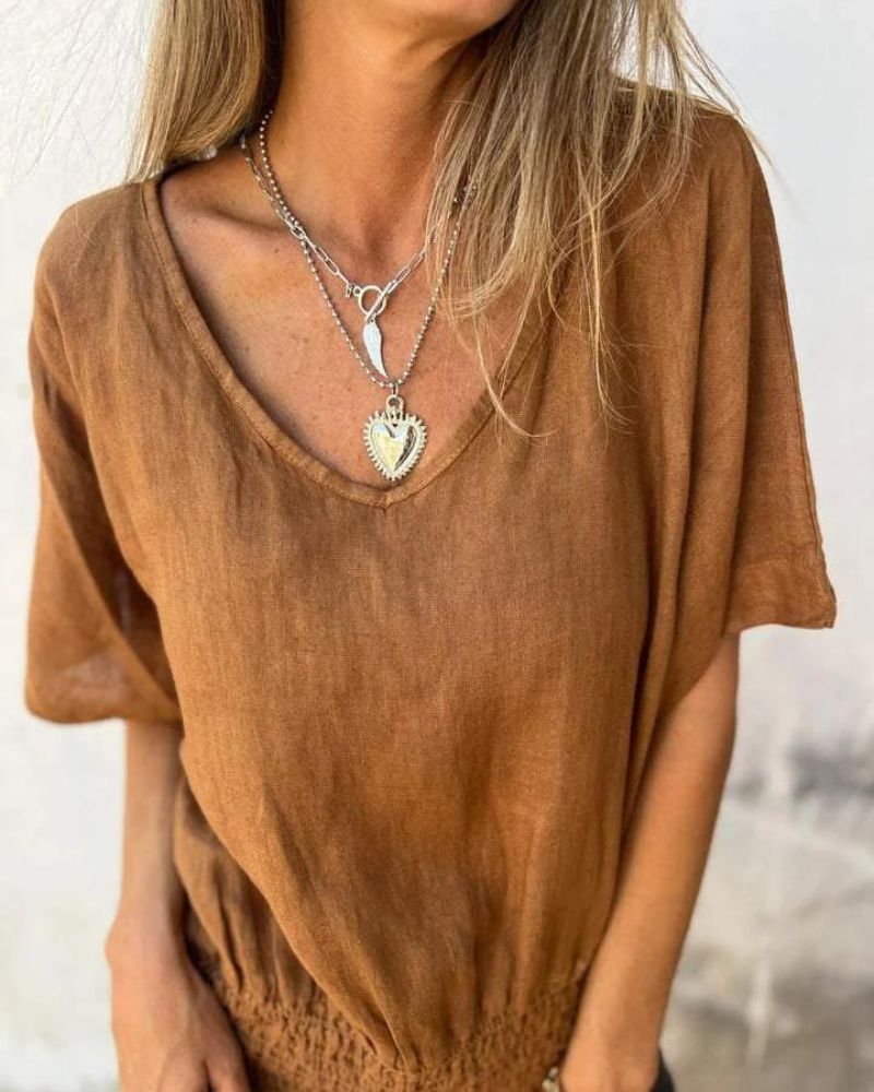 Karine | Løs bluse