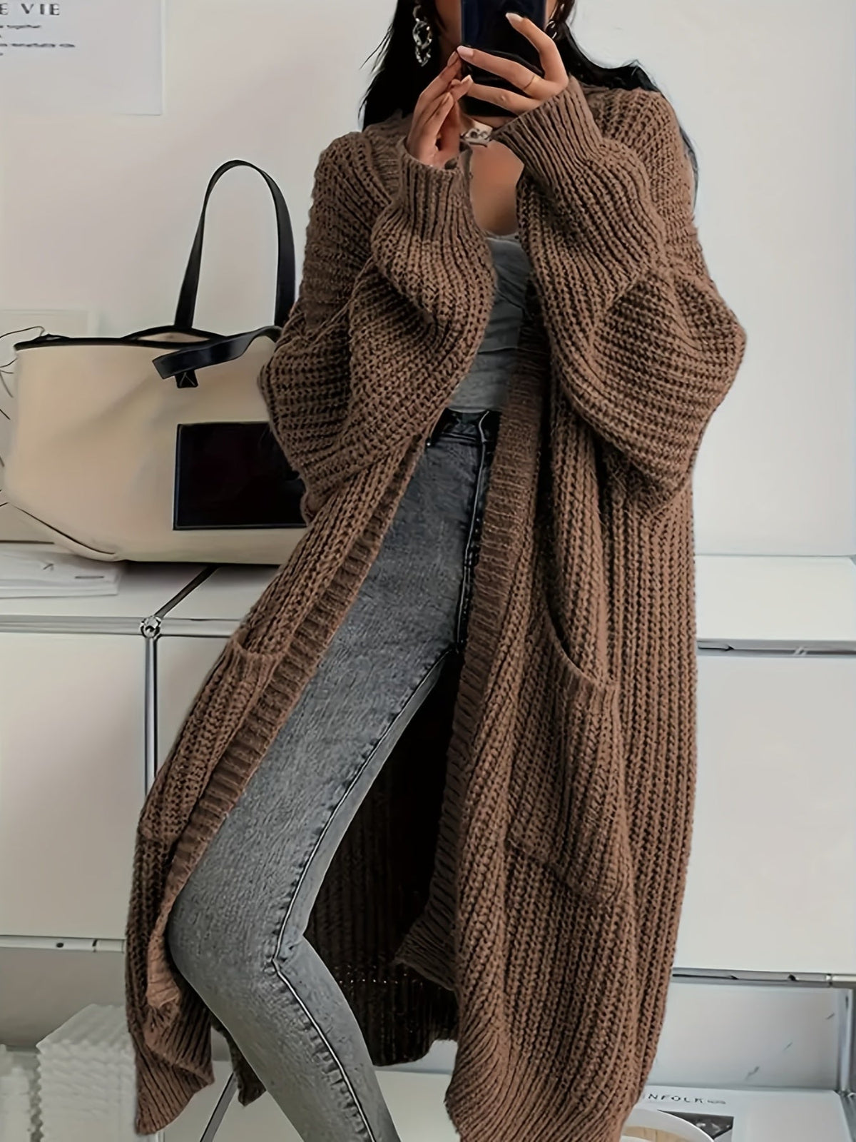 Sunnleif | Lang Blød Cardigan