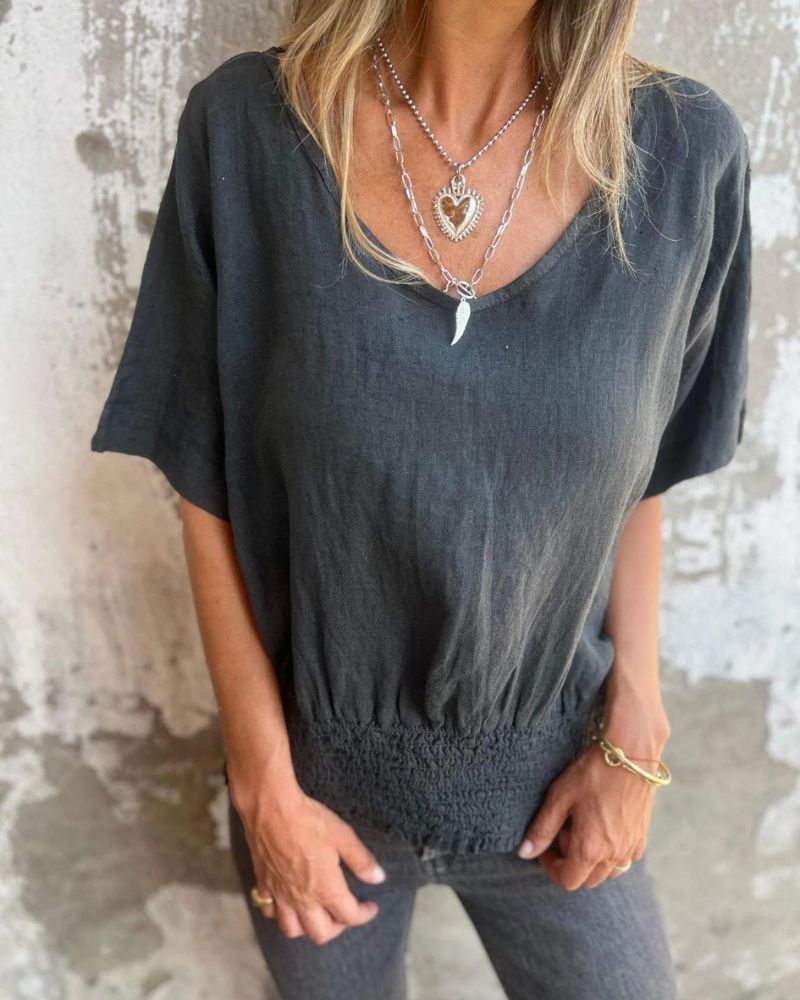 Karine | Løs bluse