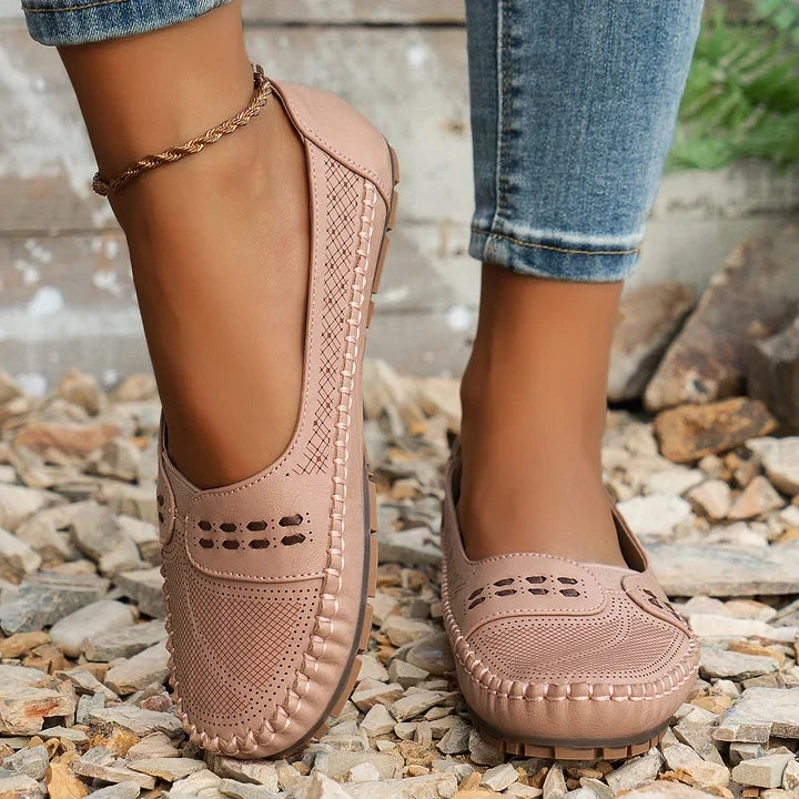 Dorte | Loafers med Slip-on og Blød Sål