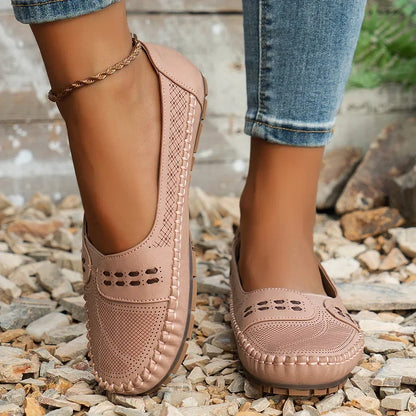 Dorte | Loafers med Slip-on og Blød Sål