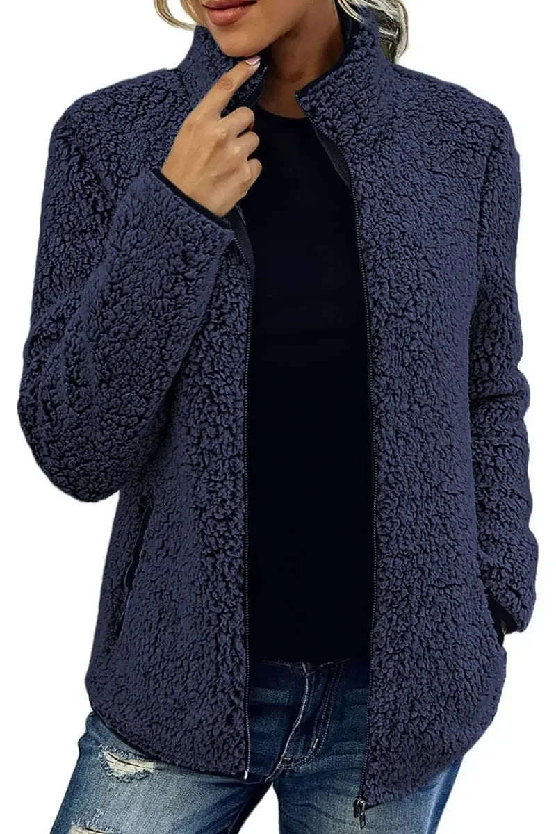 Fiona | Elegant Casual Fleece Jakke