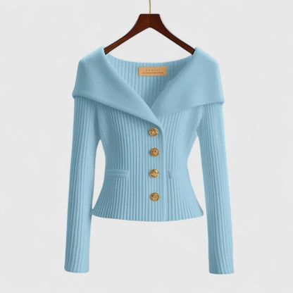 Bodil | Cardigan med Åben Front