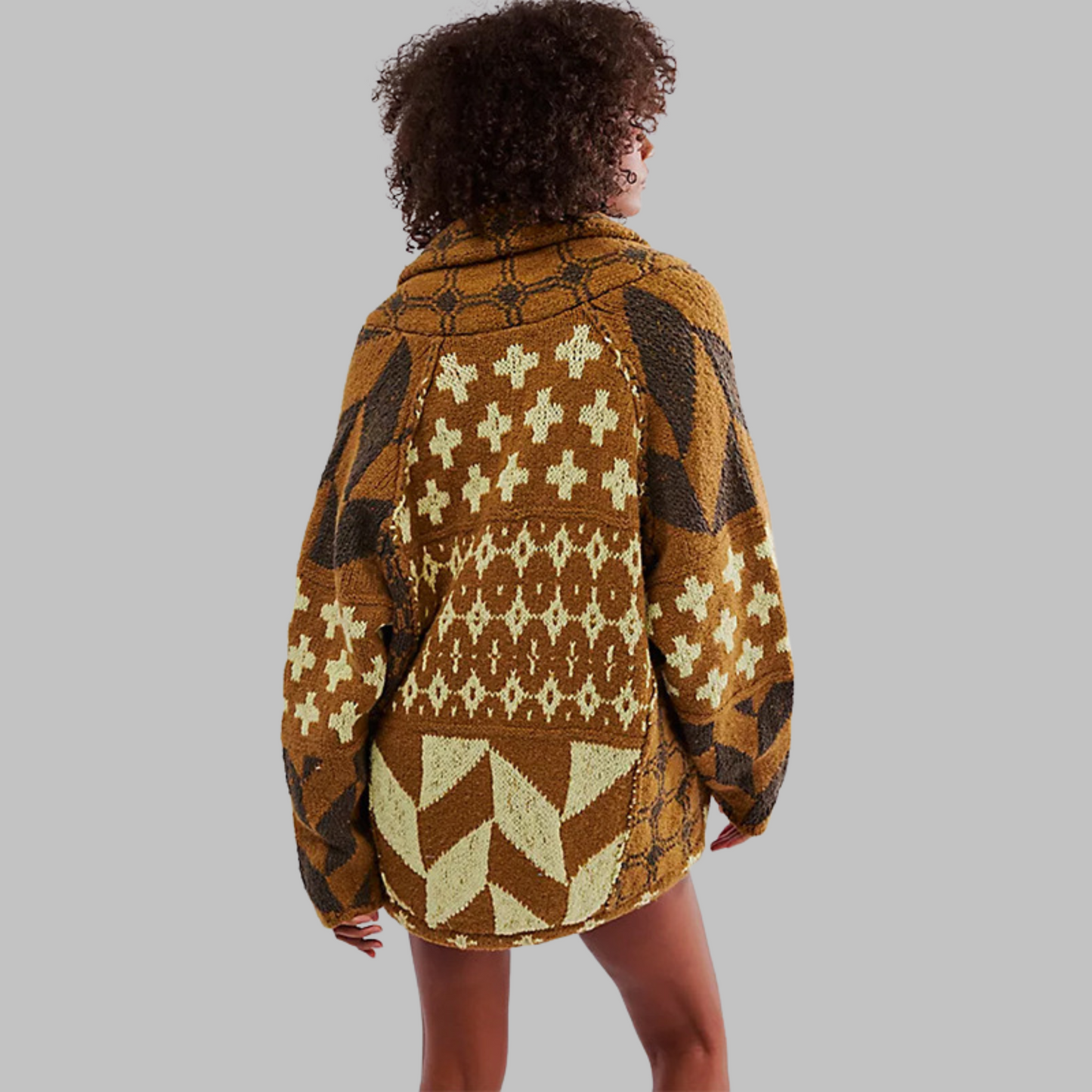 Gunnvør | Elegant Cardigan med Åben Front