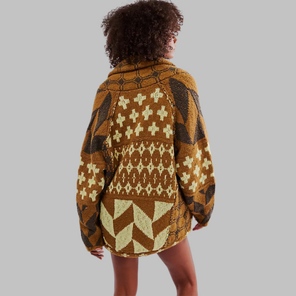 Gunnvør | Elegant Cardigan med Åben Front