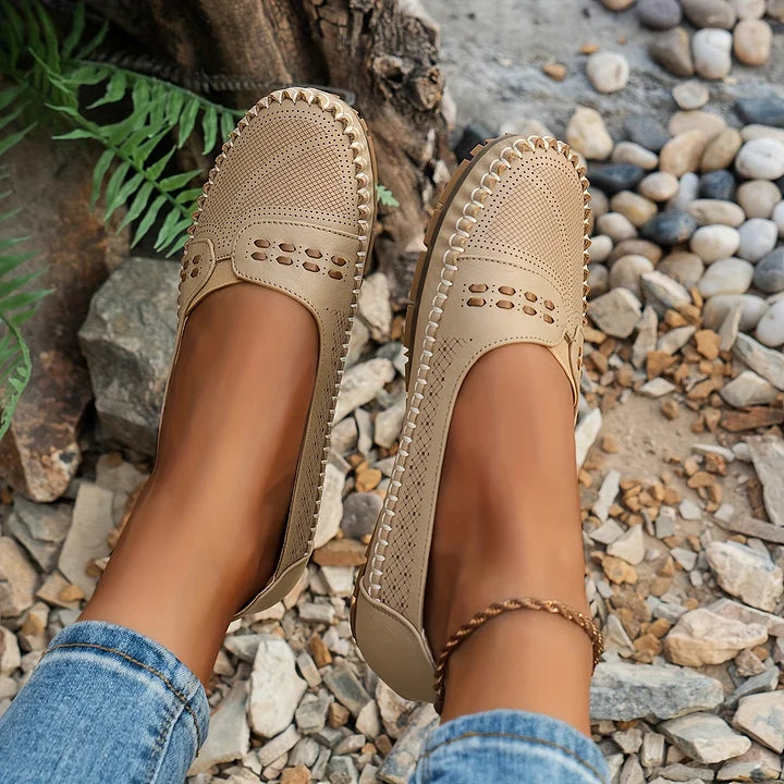 Dorte | Loafers med Slip-on og Blød Sål