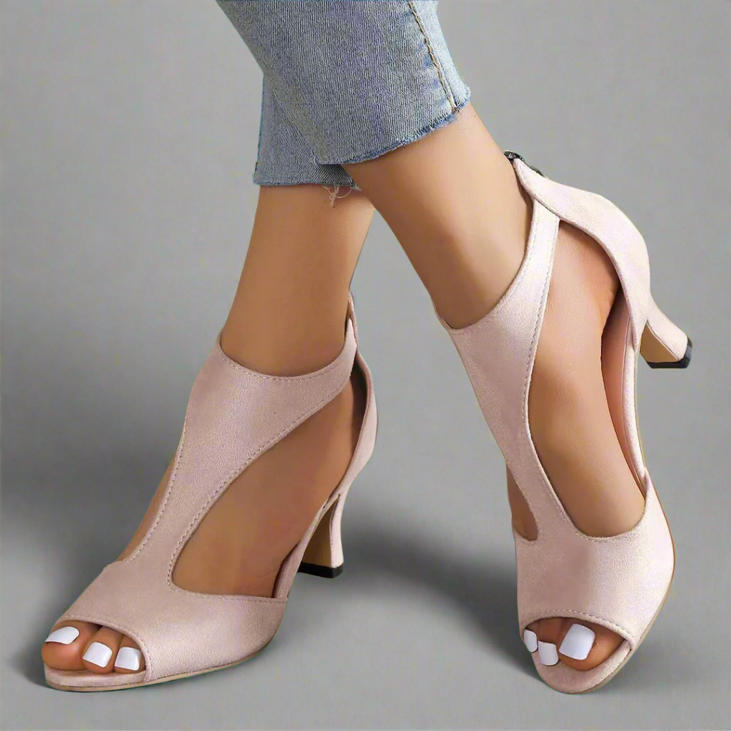 Annelie | Premium Stiletto Lynlås Sandaler