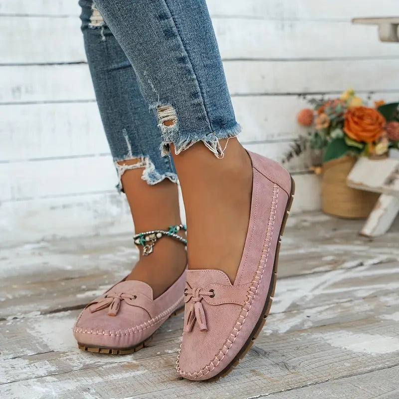 Rosa | Loafers med Kvast