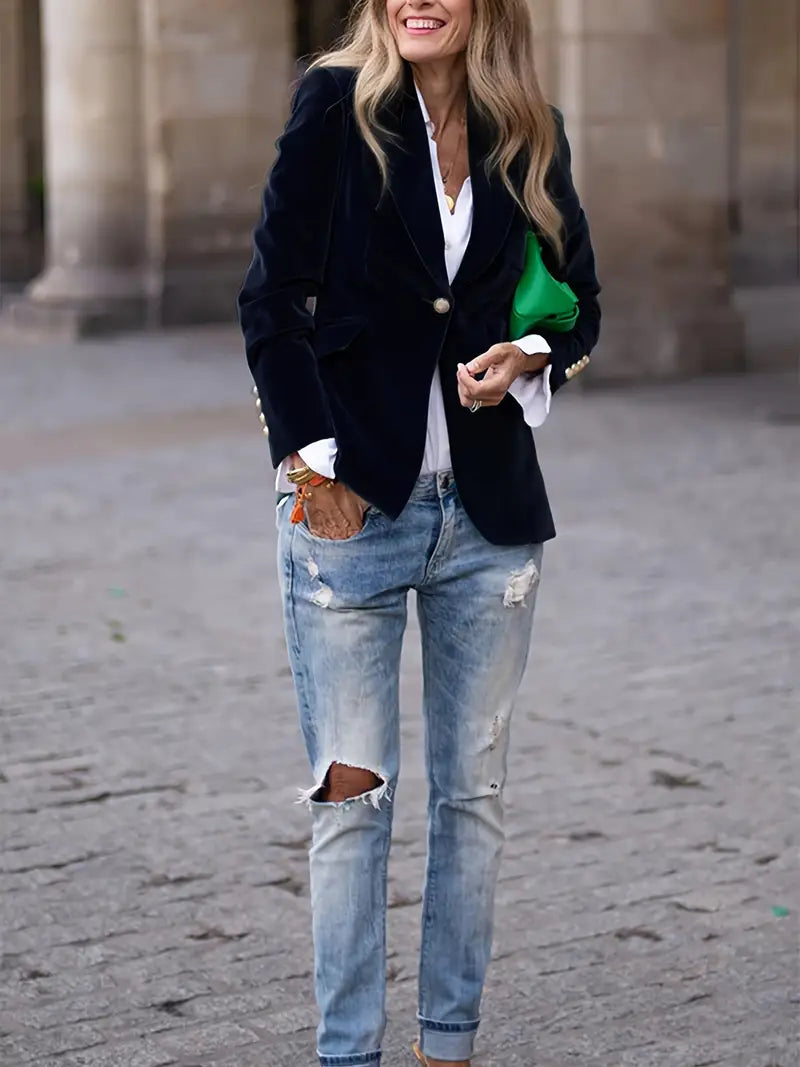 Kirsten | Elegant Velurjakke