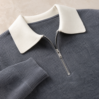 Steinvor | Struktureret Sweater med Krave