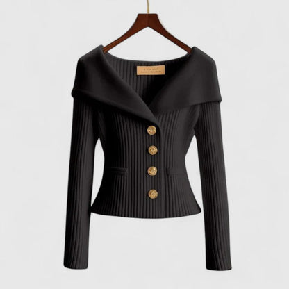 Bodil | Cardigan med Åben Front