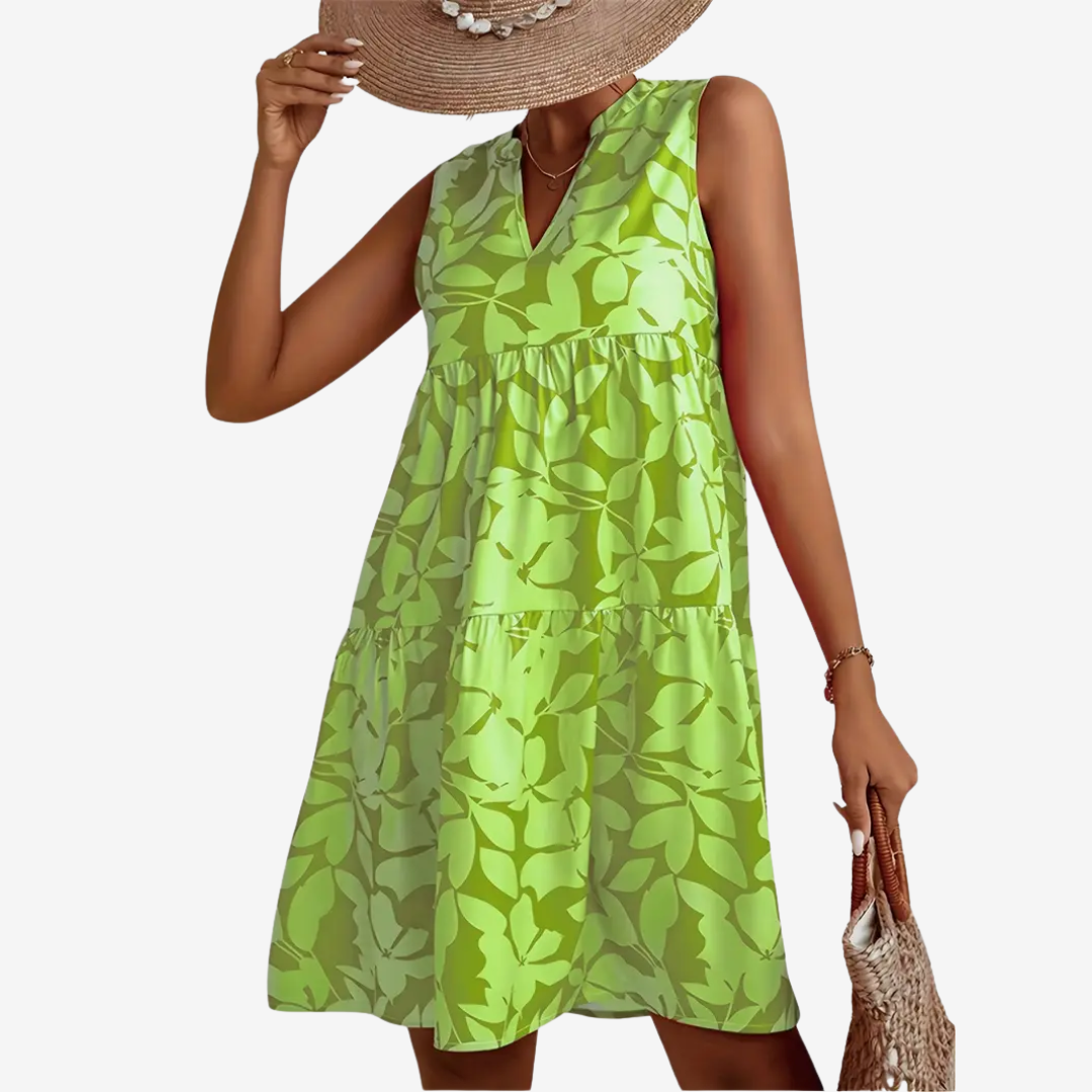 Anine | Midi Udsvinget Blomstret
