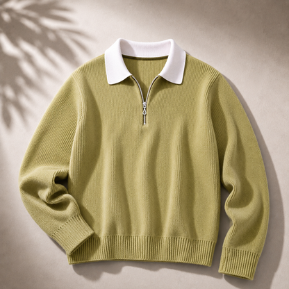 Steinvor | Struktureret Sweater med Krave