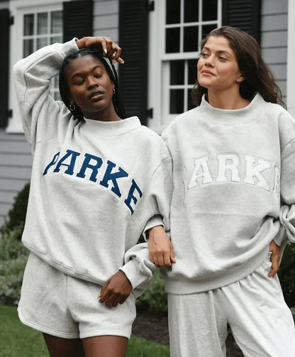 Solrun | Varsity Sweatshirt med Bogstavtryk