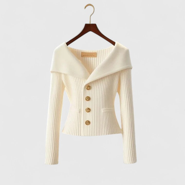 Bodil | Cardigan med Åben Front