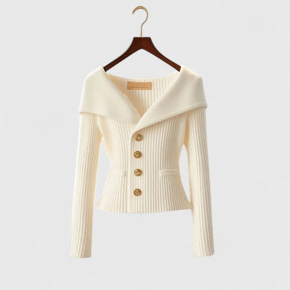 Bodil | Cardigan med Åben Front