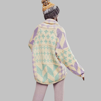 Gunnvør | Elegant Cardigan med Åben Front