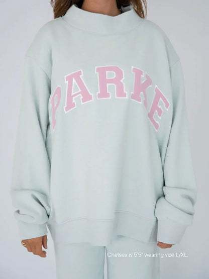 Solrun | Varsity Sweatshirt med Bogstavtryk