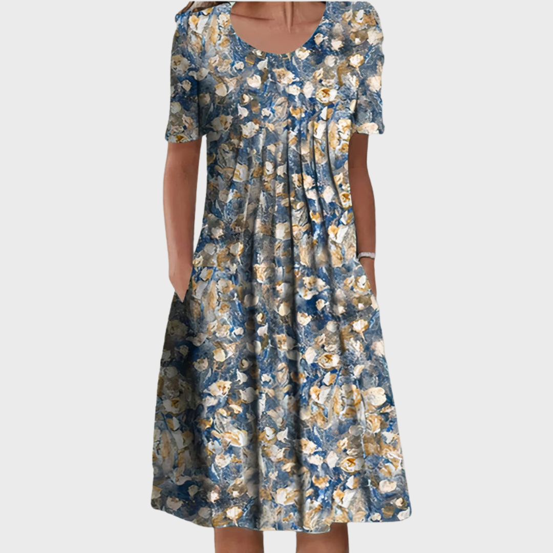 Elli – Sommerkjole med blomsterprint