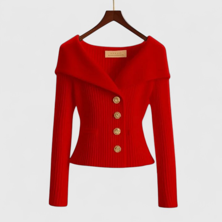 Bodil | Cardigan med Åben Front