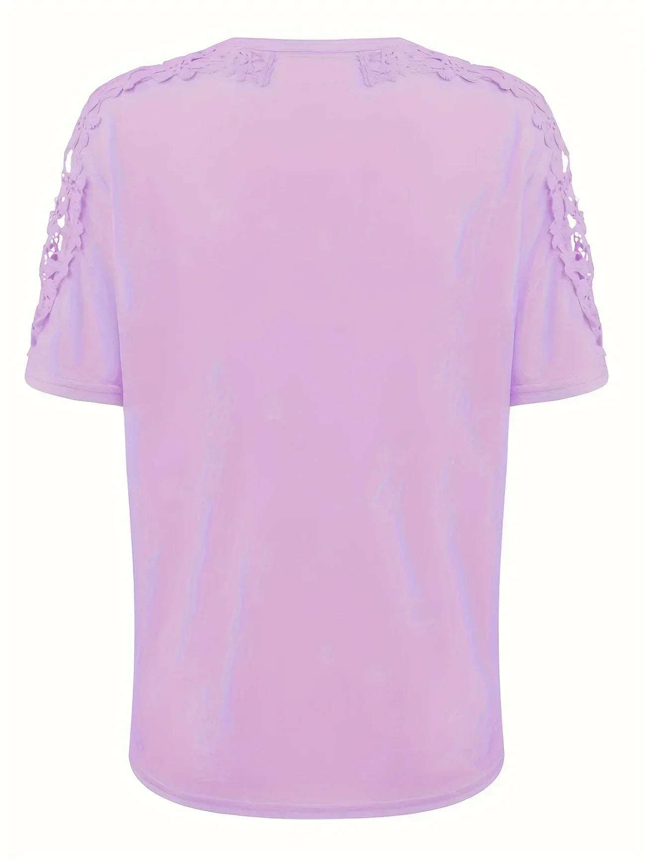Ylfrun | Elegant Sommer Kortærmet T-shirt Med Lange Ærmer