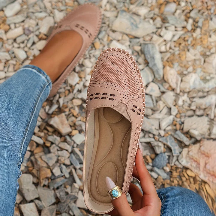 Dorte | Loafers med Slip-on og Blød Sål