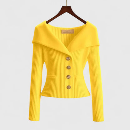 Bodil | Cardigan med Åben Front