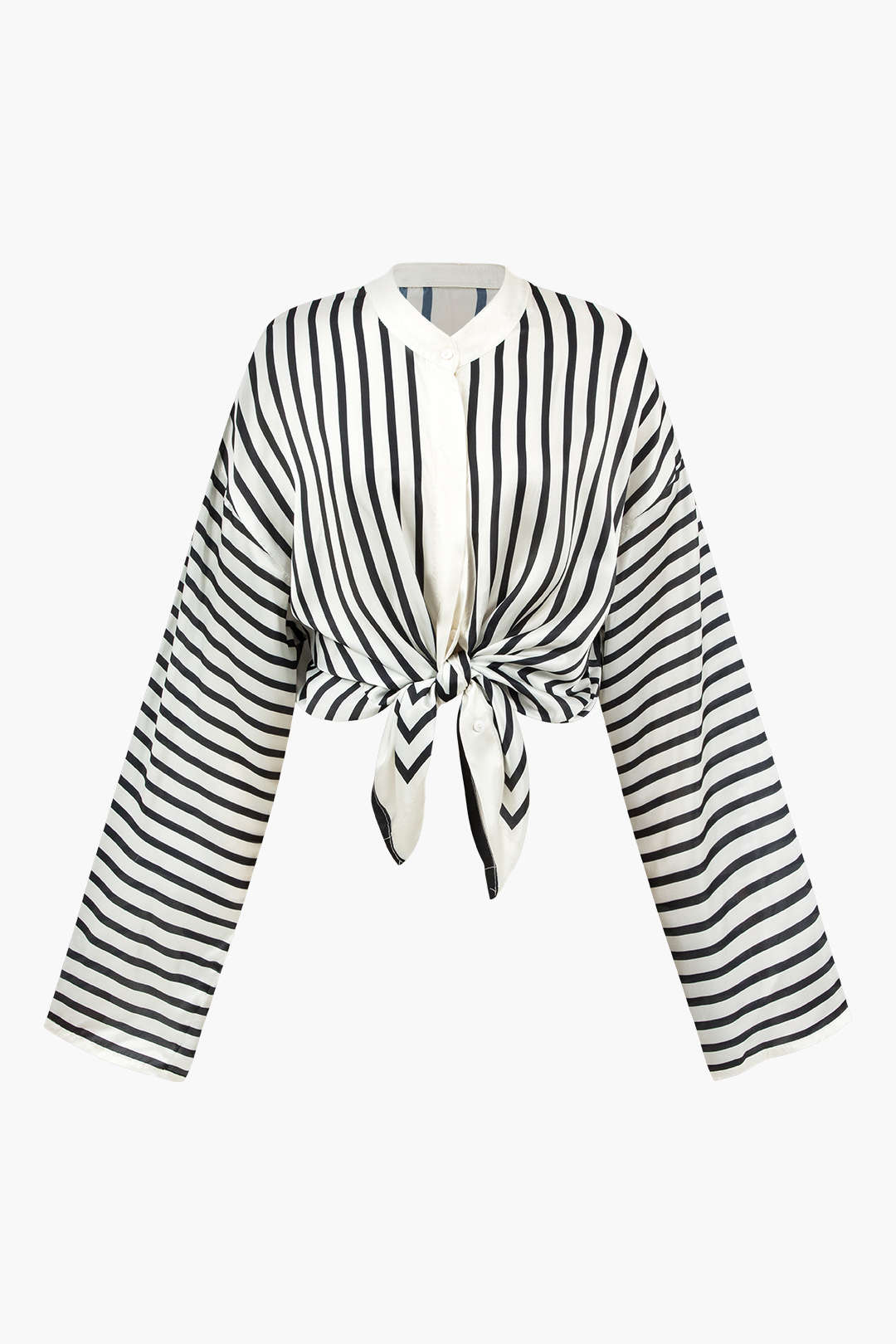 Solveig | Stripe Print Langærmet Skjorte