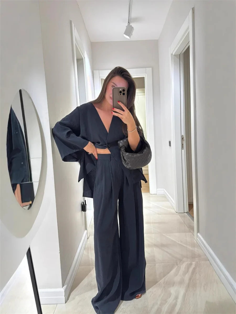 Luna | Casual One Button Sæt