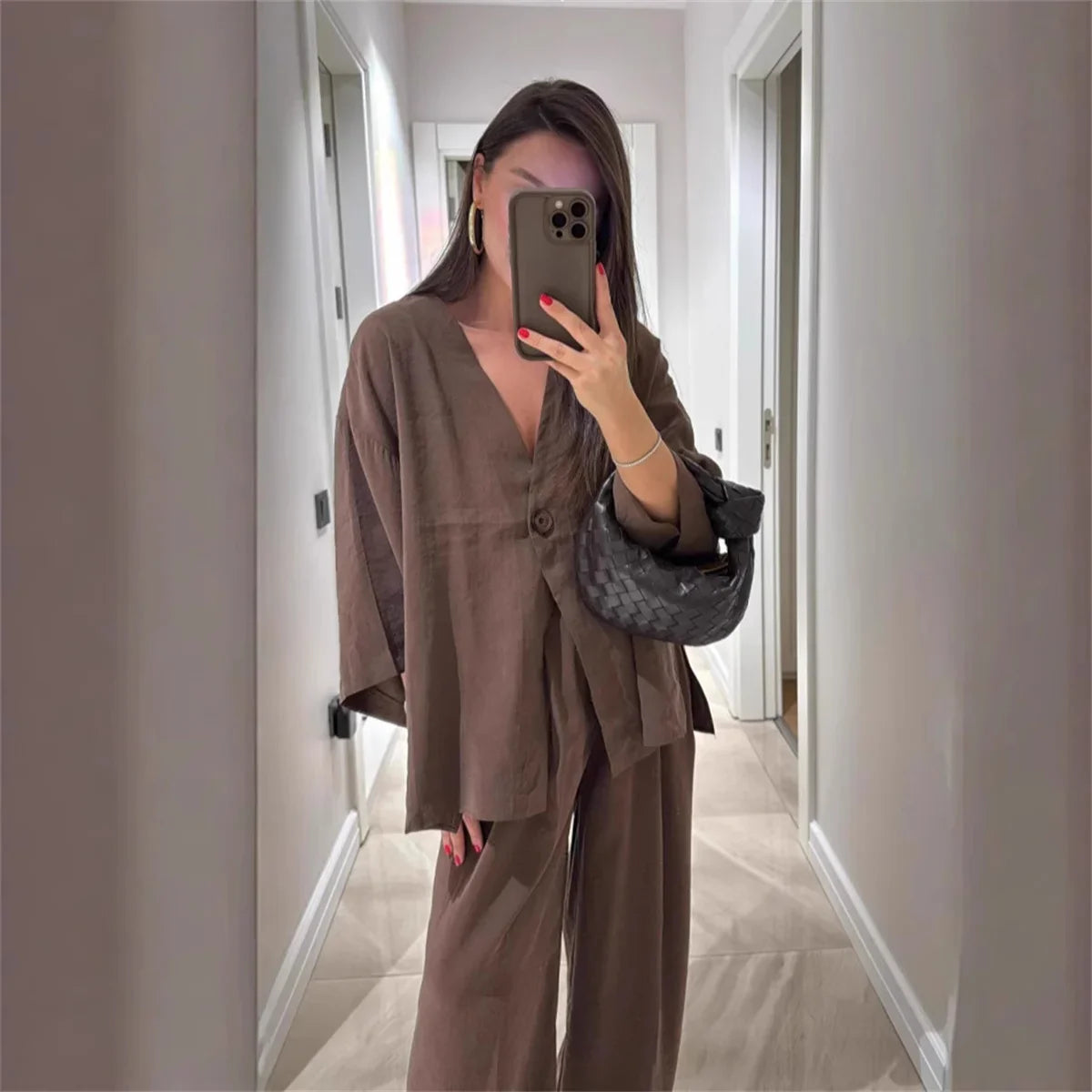 Luna | Casual One Button Sæt