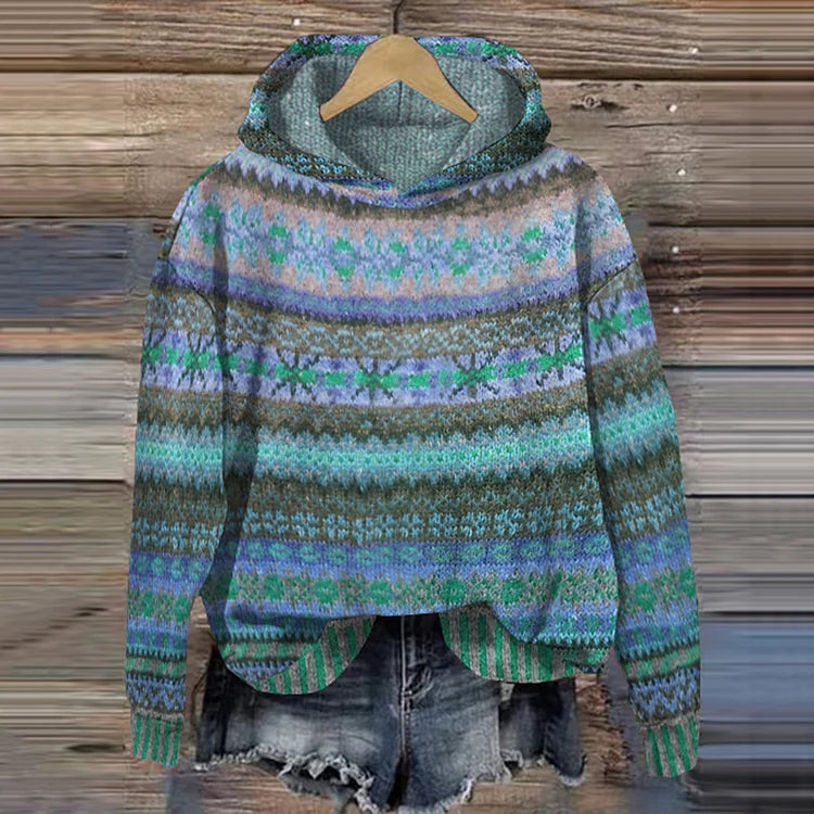 Nora | Tidless mønstret hoodie