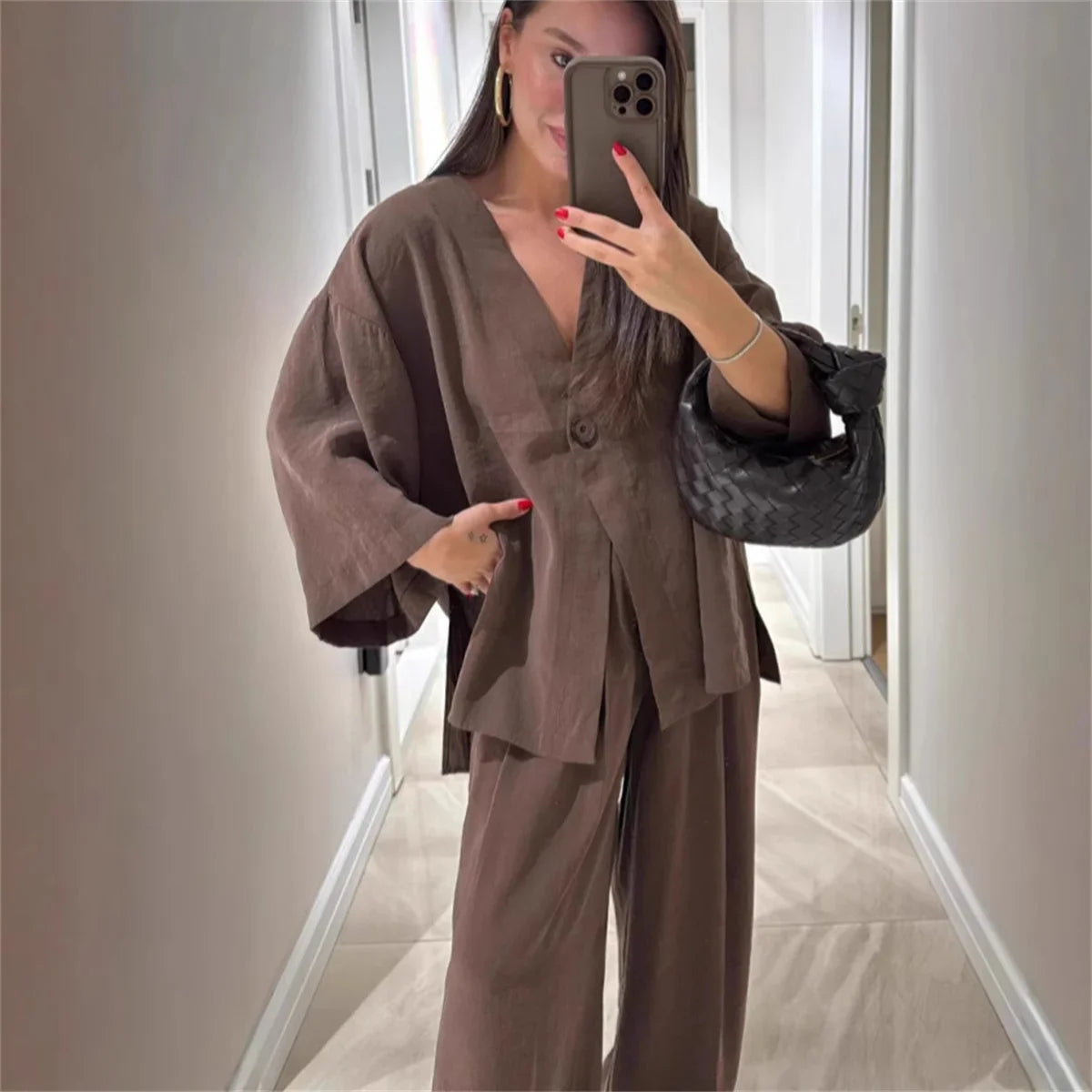 Luna | Casual One Button Sæt