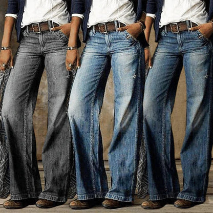 Hjørdis | Vide Jeans i Retro-Look