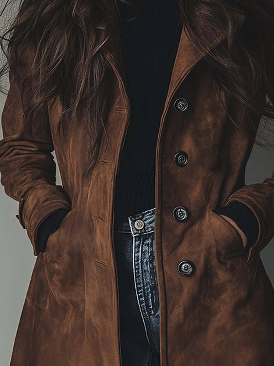 Gyda | Klassisk Dobbeltradet Trenchcoat