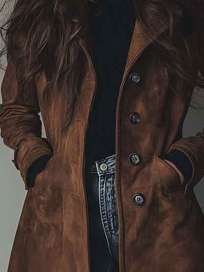 Gyda | Klassisk Dobbeltradet Trenchcoat