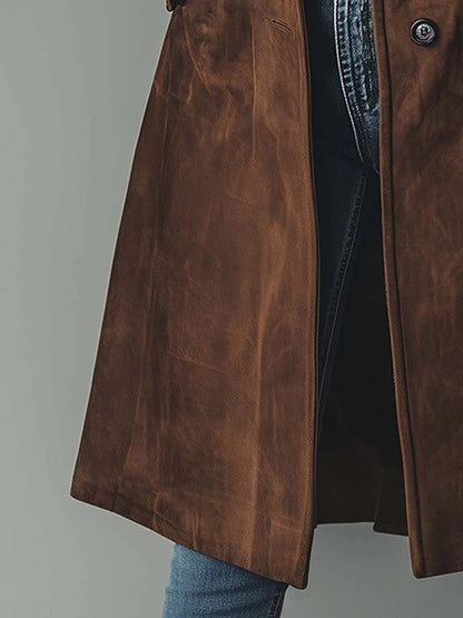 Gyda | Klassisk Dobbeltradet Trenchcoat